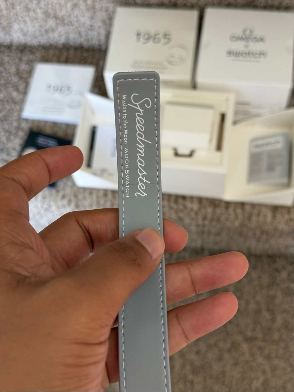 OMEGA X SWATCH 1965 SpeedMaster Moonswatch Brand New limited edition Watch - Picture 9 of 13